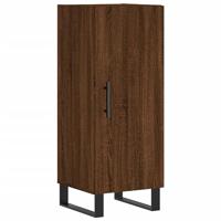 Dressoir 34,5x34x90 cm bewerkt hout bruin eikenkleur - thumbnail