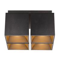 Nordlux OpbouwspotEthan zwart vierkant - 2110430103 - thumbnail