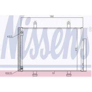 Condensator, airconditioning 940356