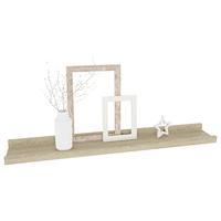 Wandschappen 2 st 60x9x3 cm sonoma eikenkleurig - thumbnail
