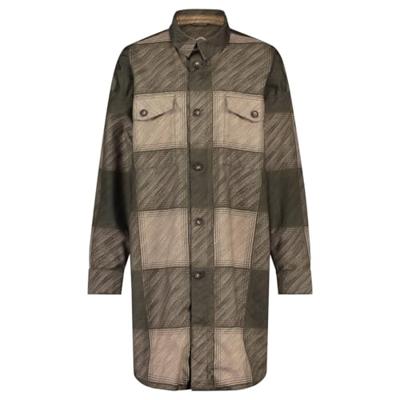 Oversized Rain Shirt Winter Regenjas Dames Army Green Oversized Rain Shirt Winter Regenjas Dames Army Green