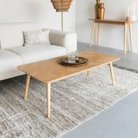 ZILT Salontafel 'Hany' Eikenhout Visgraat, 120 x 60cm, kleur Naturel - thumbnail