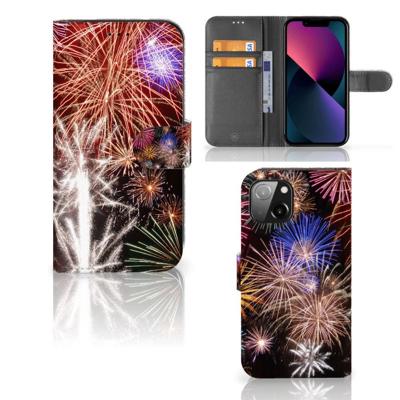 Apple iPhone 13 | Wallet Case | met Pasjes | Vuurwerk Apple iPhone 13 | Wallet Case | met Pasjes | Vuurwerk