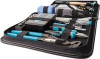 HAZET Lederen tas voor gereedschap | met assortiment 1520/64 | 1/4 inch (6,3 mm) zeskant massief, 1/4 inch (6,3 mm) vierkant hol| 64-delig | 3-19 | - thumbnail