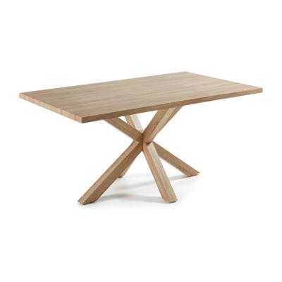 Kave Home Eettafel 'Argo' Eikenlook, 180 x 100cm, kleur Naturel