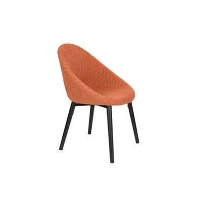 Dutchbone Eetkamerstoel 'Fenna' Bouclé, kleur Terra