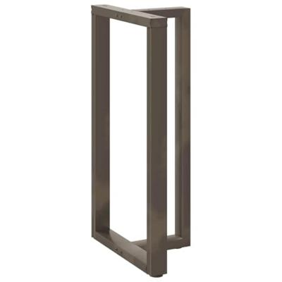 Bartafelpoten 2 st T-vormig 60x35x(110-111) cm staal naturel