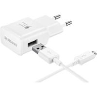 Samsung EP-TA200EWE USB-oplader 15 W 1x USB-A, 1x Micro-USB Wit Snellader - thumbnail