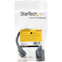 StarTech 1FT NEMA-L5-20R To NEMA-5-20P Power Adapter Cable - Zwart - thumbnail