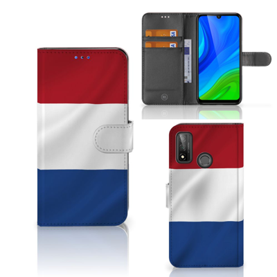 Huawei P Smart 2020 Bookstyle Case Nederlandse Vlag Huawei P Smart 2020 Bookstyle Case Nederlandse Vlag
