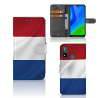 Huawei P Smart 2020 Bookstyle Case Nederlandse Vlag - thumbnail