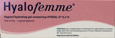 Hyalofemme Vaginale Gel + Applicator Tube 30g
