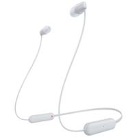 Sony WI-C100 In Ear headset Bluetooth Stereo Wit Headset, Klankregeling, Volumeregeling, Nekband, Bestand tegen zweet, Waterafstotend - thumbnail