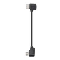 STARTRC 10cm USB-C/type-C naar micro USB converterende connector data kabel voor DJI Mavic Mini/Air Shark afstandsbediening (zwart) - thumbnail