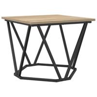 Salontafel 3 pcs Sonoma eiken 50 x 50 x 40 cm - thumbnail