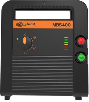 Gallagher MBS400 - 230V/12V/Solar/4,0J + Free Fence Volt Meter - 390307 390307