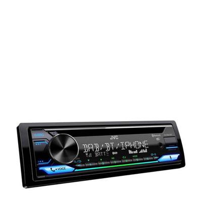 JVC KD-DB912BT CD-autoradio met DAB+ & Bluetooth handsfree-installatie (Alexa Built-in, soundprocessor, USB, AUX-In, 4 x 50 Watt, VAR. verlichting, zonder antenne)