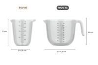 Mepal maatbeker chef it 1000 ml helder - thumbnail
