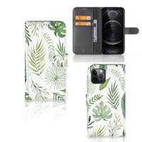 Apple iPhone 12 Pro Max Hoesje Leaves - thumbnail