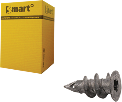 Pgb-Europe smart | zelfb. gipskartonplug smart ø 15x29 zamak | 100 st sm0gkp0000013