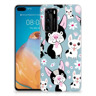 Huawei P40 | TPU Hoesje | Hondjes Huawei P40 | TPU Hoesje | Hondjes