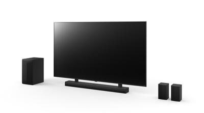 LG S70TR Soundbar TV 500 W op 5.1.1 kanalen met draadloze subwoofer, achterste luidsprekers inbegrepen, Dolby Atmos, DTS:X, centrale luidspreker up-firing, HDMI Passthrough 4K 120Hz, AI Sound Pro