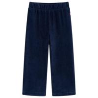 VidaXL Kinderbroek 116 ribfluweel marineblauw - thumbnail