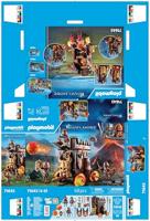 Playset Playmobil 71643 - Burnham Raiders tank 68 Onderdelen - thumbnail