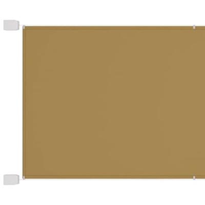 VidaXL Luifel verticaal 140x270 cm oxford stof beige