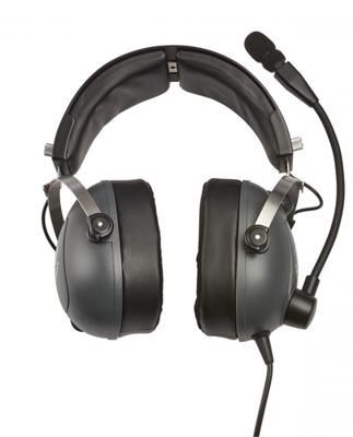 Thrustmaster Headset Over Ear headset Kabel Stereo Grijs, Metallic Volumeregeling, Microfoon uitschakelbaar (mute) Gamen - thumbnail