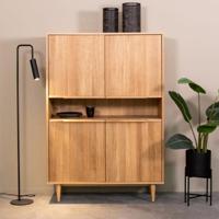 LABEL51 Bergkast Jule - Naturel - Eiken - Hoge Kast - thumbnail