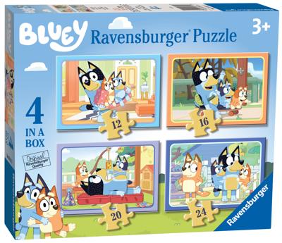 Ravensburger puzzel bluey 12-16-20-24 stukjes Ravensburger puzzel bluey 12-16-20-24 stukjes