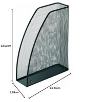 Alba tijdschrifthouder zwart - thumbnail