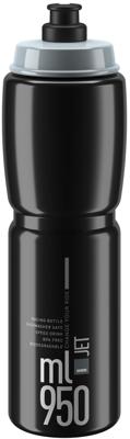 ELITE bidon "jet plus" bottle jet plus 950ml black/grey