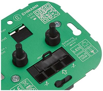 Ehmann 4295x0700 Draaidimmer Geschikt voor lampen: LED-lamp, Gloeilamp, Halogeenlamp Wit (RAL 9016) Ehmann 4295x0700 Draaidimmer Geschikt voor lampen: LED-lamp, Gloeilamp, Halogeenlamp Wit (RAL 9016)