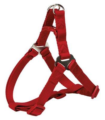 TRIXIE HONDENTUIG PREMIUM ONE TOUCH ROOD 80-100X2,5 CM TRIXIE HONDENTUIG PREMIUM ONE TOUCH ROOD 80-100X2,5 CM