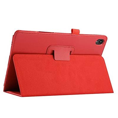 Lunso - Stand flip sleepcover hoes - Lenovo Tab P11 / P11 Plus - Rood Lunso - Stand flip sleepcover hoes - Lenovo Tab P11 / P11 Plus - Rood