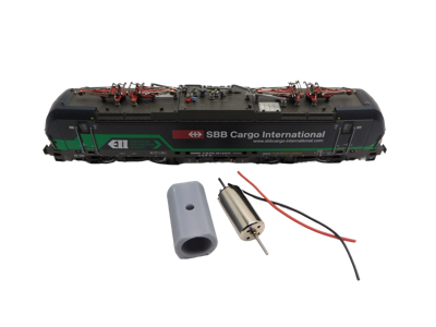 micromotor NF047 N motor ombouwset voor Fleischmann Vectron, BR 193, BLS Re 475, u.a.