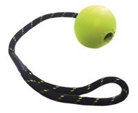 Happy Pet tough toys floater rubber bal touw assorti - thumbnail