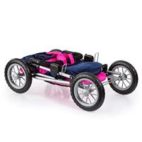 Bayer design poppenwagen Trendy (Donkerroze/blauw) - thumbnail