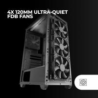 TACENS MARS MC-PMAX 4x120mm FDB ATX - behuizing - thumbnail