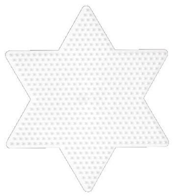 Hama strijkkralenbordje - ster groot