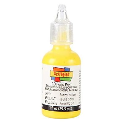Scribbles • 3d textielverf glanzend 29,5ml yellow
