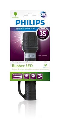 Philips zaklamp Rubber Led
