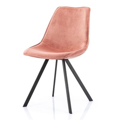 By-Boo Eetkamerstoel 'Belle' Velvet, kleur Oud roze By-Boo Eetkamerstoel 'Belle' Velvet, kleur Oud roze