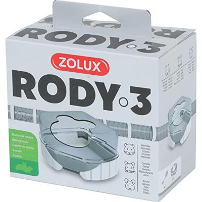 Rody3 Kooi Kattenbak - ZOLUX - Rodylounge - Voor kleine knaagdieren - Wit
