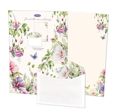 Briefpapier met enveloppen: Hibiscus, Janneke Brinkman-Salentijn Briefpapier met enveloppen: Hibiscus, Janneke Brinkman-Salentijn