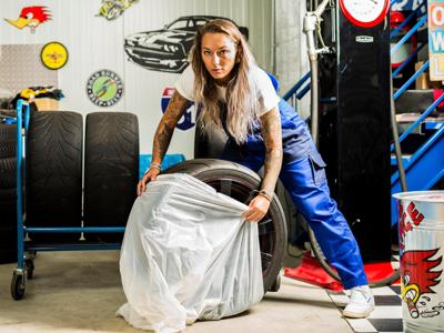 Serwo Automotive reifensack "premium " tire bags premium xxl 700x400 roller 100/st Serwo Automotive reifensack "premium " tire bags premium xxl 700x400 roller 100/st