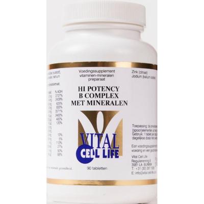 Vital Cell Life Hi potency B complex & mineralen 90 Tabletten