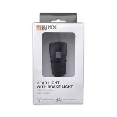Lynx Achterlicht met remlicht functie usb